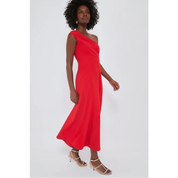 TUCKERNUCK X India Hicks Scarlet Carmen Dress NWT Size Medium - Picture 3 of 9